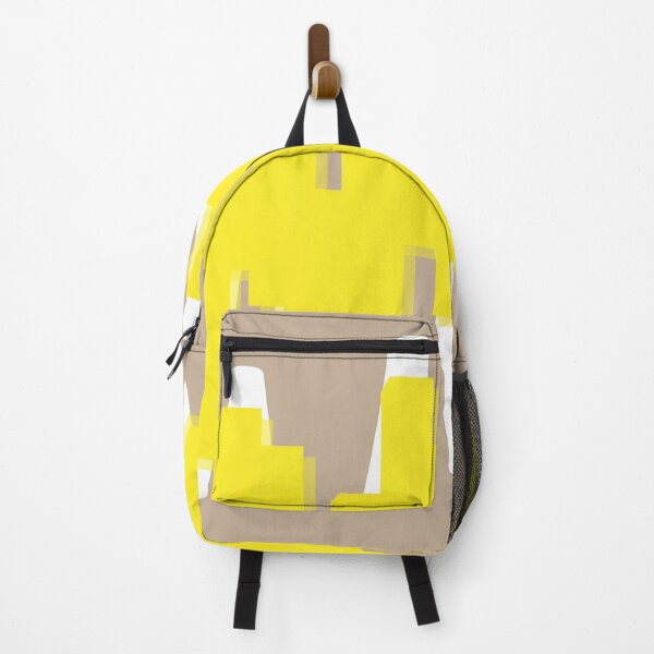 Item preview, Cerebral Abstract Art - Minimal Retro Yellow and Tan Design  designed and sold by Stickers by @molllyclare.