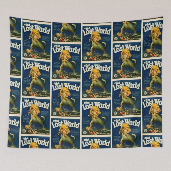 Item preview,  Vintage 1925  The Lost World  Dinosaur Film Poster  designed and sold by TeeARTHY.