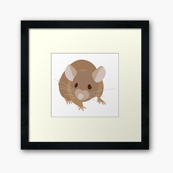 Item preview, Pet Portrait: Orange Mouse with Red Eyes designed and sold by Rebecca Creates....