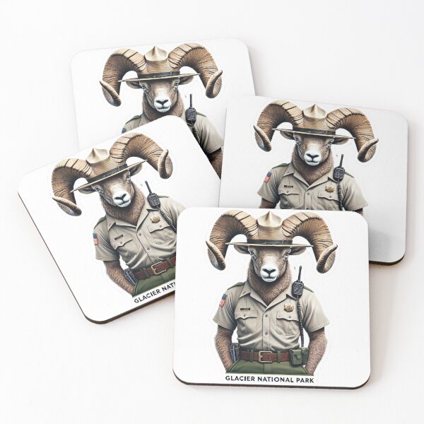 Item preview, Bighorn Sheep Park Ranger  designed and sold by BrinaandPops.