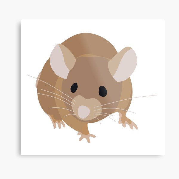 Item preview, Pet Portrait: Orange Mouse with Black Eyes designed and sold by Rebecca Creates....