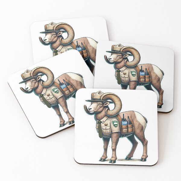 Item preview, Bighorn Sheep Park Ranger  designed and sold by BrinaandPops.