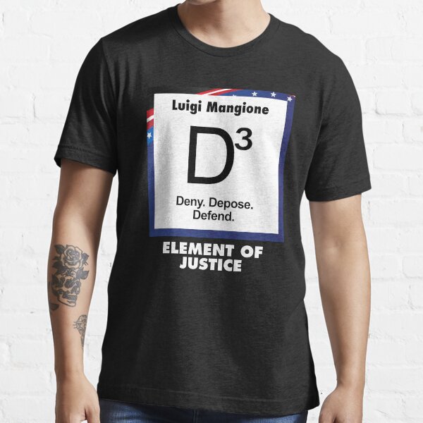 Item preview, Luigi Mangione--The Element of Justice designed and sold by GumdropEmpire.