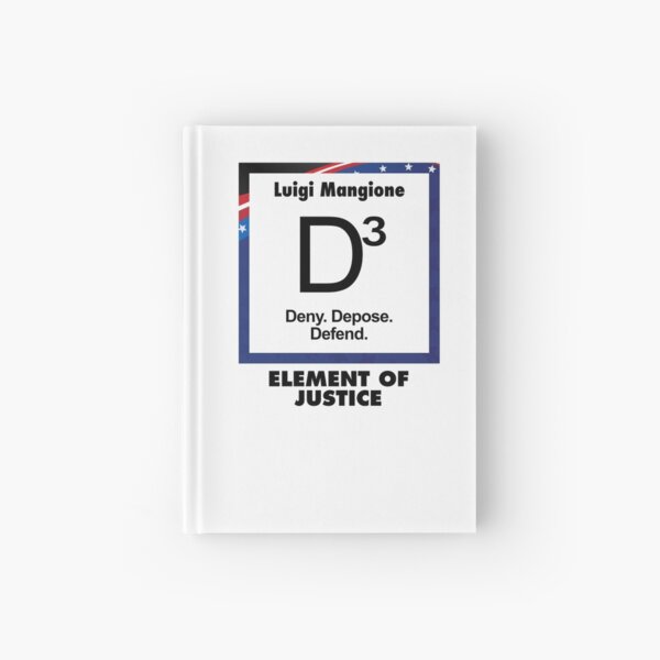 Aperçu de l'œuvre Luigi Mangione--L'élément de justice créée et vendue par GumdropEmpire.