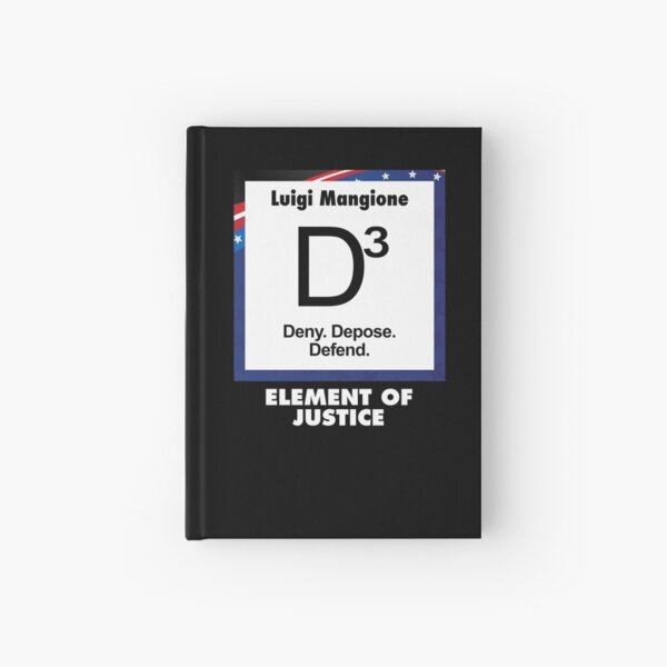 Aperçu de l'œuvre Luigi Mangione--L'élément de justice créée et vendue par GumdropEmpire.