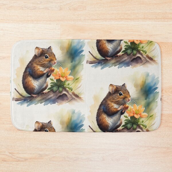 Item preview, Harvest Delight: A Mouse's Nutty Indulgence by a Peach Blossom designed and sold by CrushyAIDesigns.