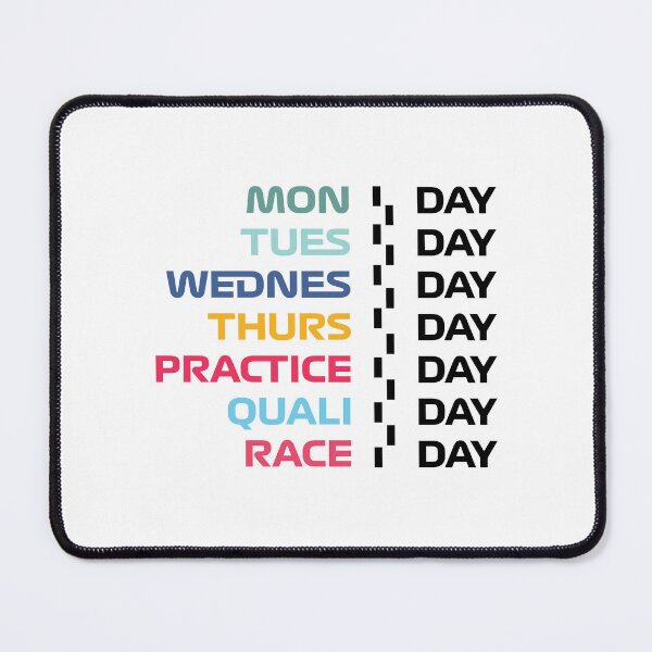 Item preview, Practice Day, Quali Day, Race Day F1 Tshirt designed and sold by Anil Coskun.