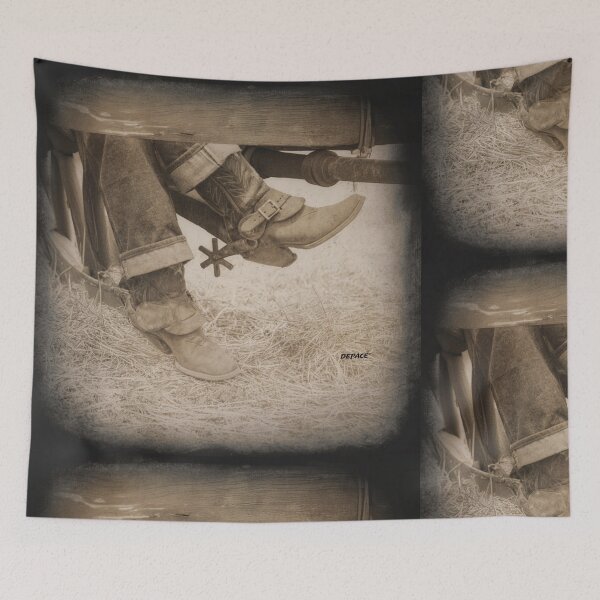 Item preview, A Vintage Tribute to Cowboy Boots & Grit - dePace' designed and sold by mrpropcake.