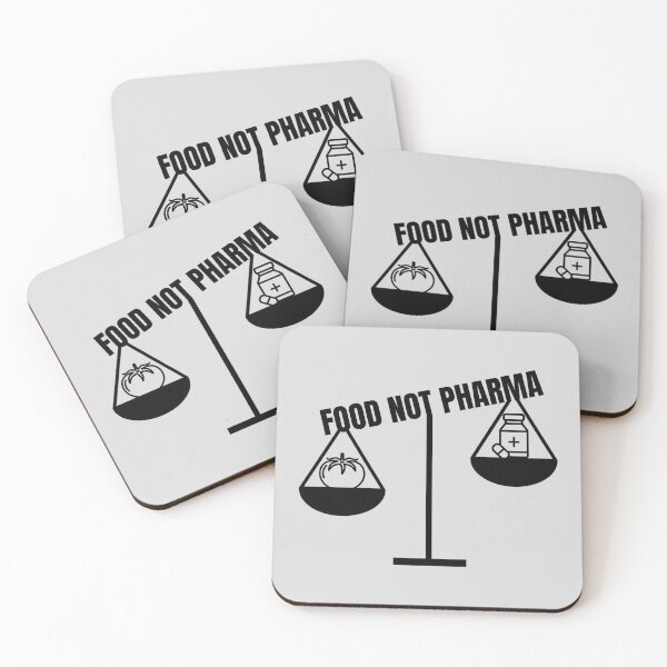 Item preview, Food Not Pharma designed and sold by Zeemazoo.