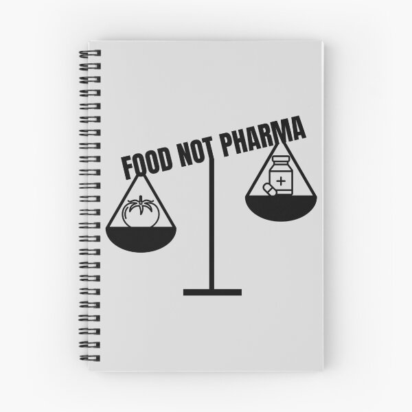 Item preview, Food Not Pharma designed and sold by Zeemazoo.