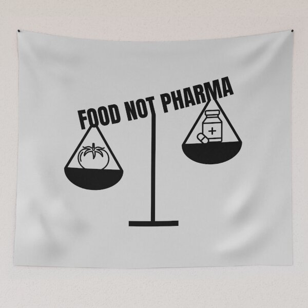 Item preview, Food Not Pharma designed and sold by Zeemazoo.