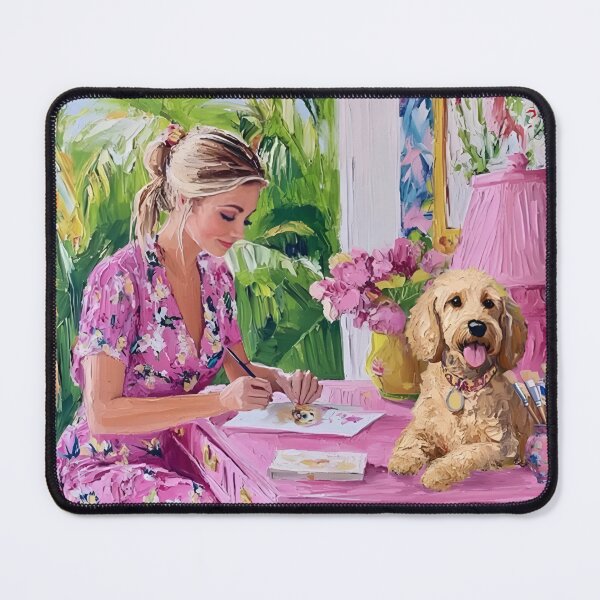 Item preview, Grandmillennial art, The Art Critic, whimsical fine art designed and sold by SophieClimaArt.