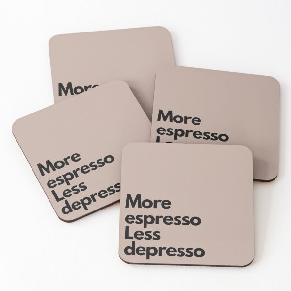 Item preview, more espresso less depresso designed and sold by Lilou-artem.