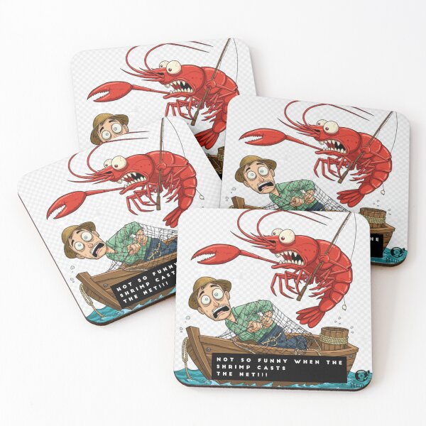 Item preview, Not So Funny/Shrimp Net designed and sold by Hurdd.