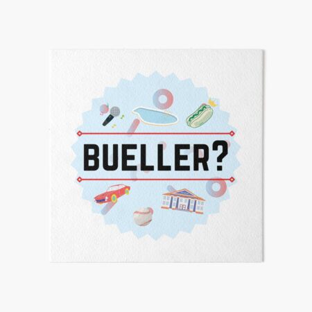 Item preview, ferris bueller reference collection designed and sold by chickflickcomfort.