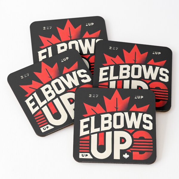 Item preview, Canadian Elbows Up Classic T-Shirt designed and sold by DesertVibes Studio.