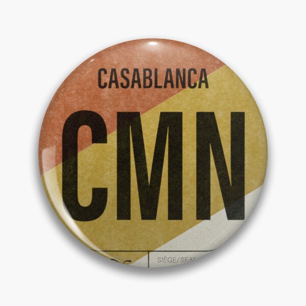 Item preview, Vintage Air France Casablanca tag designed and sold by LostTravelersLab.