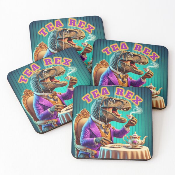 Item preview, Tea Rex – Funny T-Rex Dinosaur Tea Lover Pun Design designed and sold by B-DIFF-e-RENT.