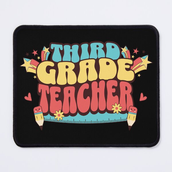 Item preview, Third Grade Teacher groovy designed and sold by Seeds of Change.