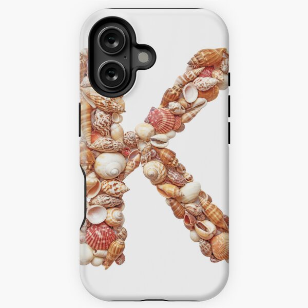 SHELLS LETTER K iPhone Tough Case