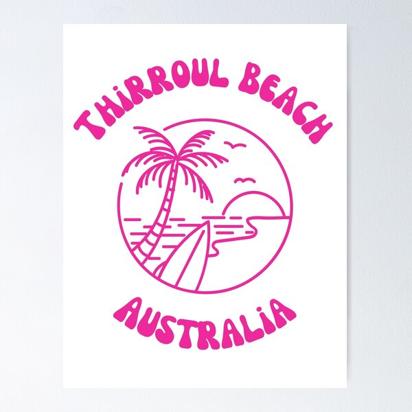 Item preview, "Thirroul Beach Surf Vibes – Australia Coastal Retro" designed and sold by maiseygirls.