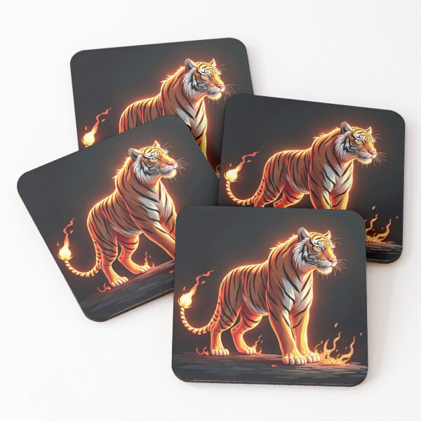 Item preview, Flaming Tiger designed and sold by ZZTees.