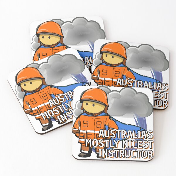 Item preview, Australia's Mostly Nicest Instructor - Male designed and sold by Flashover.