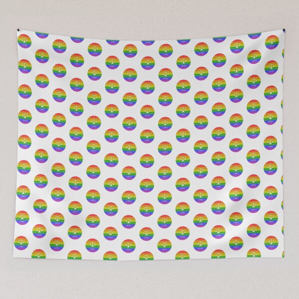 Item preview, Libra Zodiac - Gay Pride designed and sold by PrideFeliz.