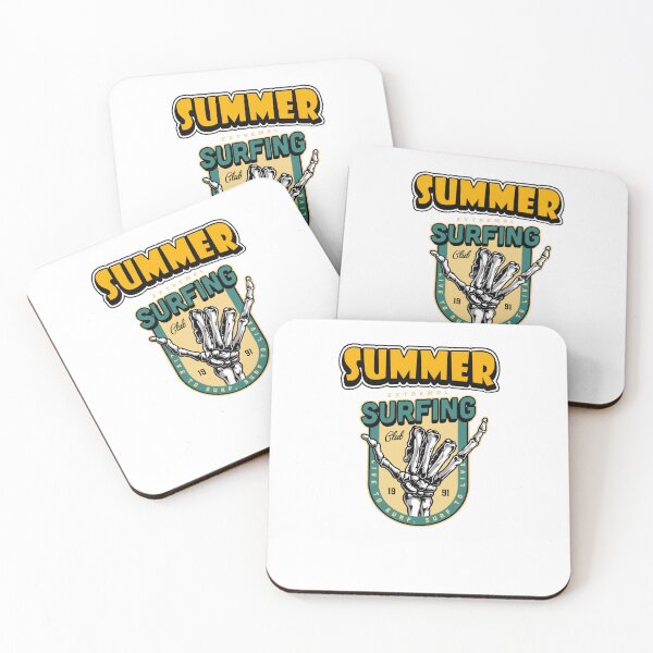 Item preview, Summer Surf Club: Skeleton Hand Doing Shaka designed and sold by Polarisofficial.