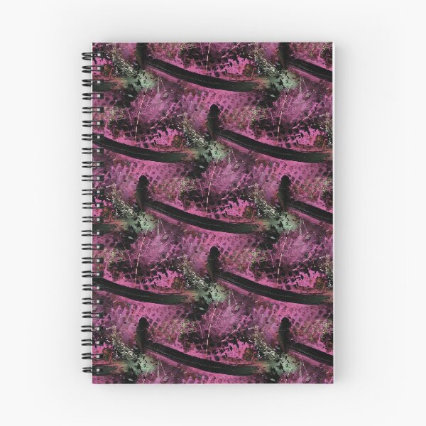 Item preview, Abstract Dark Painterly Pattern in Pink designed and sold by Artistestella.