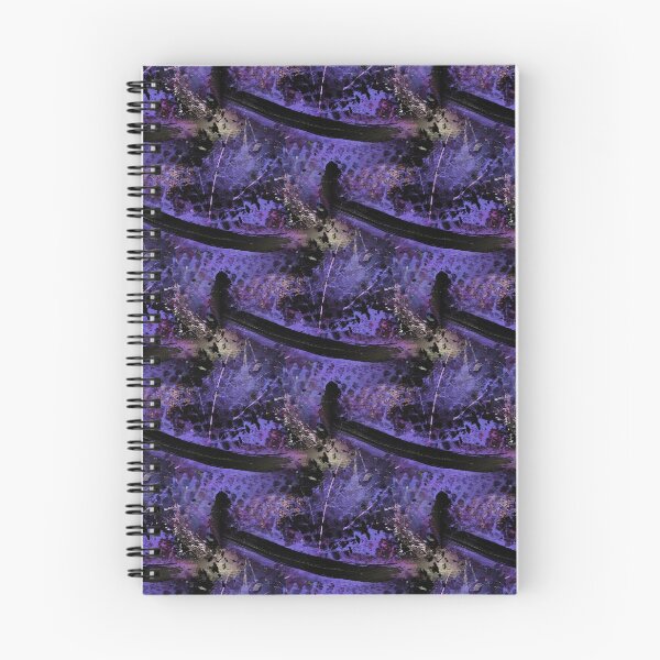Item preview, Abstract Dark Painterly Pattern in Purple designed and sold by Artistestella.
