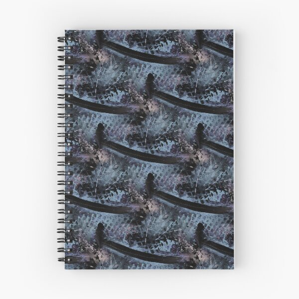 Item preview, Abstract Dark Painterly Pattern in Blue designed and sold by Artistestella.