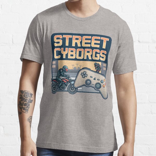 Item preview, Street Cyborgs - Retro Video Game designed and sold by Lucky Dog Merch.