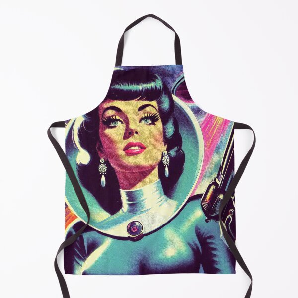 Item preview, Retro Sc-Fi Girl designed and sold by PulpVintage.