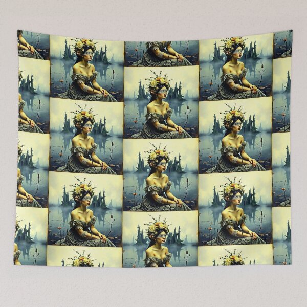 Item preview, Swamp Priestess art print designed and sold by Earth Nature Creations.