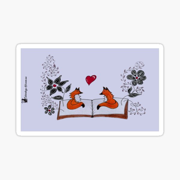 CaturdayArt Foxy Love Sticker