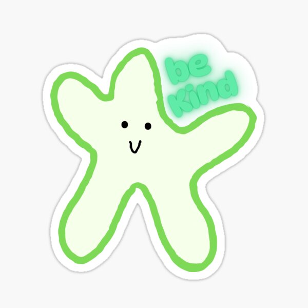 Item preview, be kind starfish (green) designed and sold by chickflickcomfort.