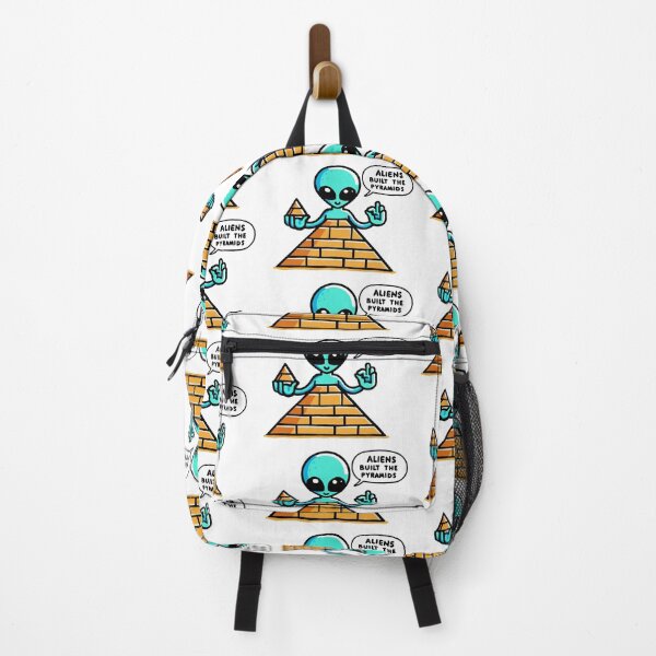 Item preview, Aliens Built the Pyramids - cartoon  designed and sold by FunnehGacha.