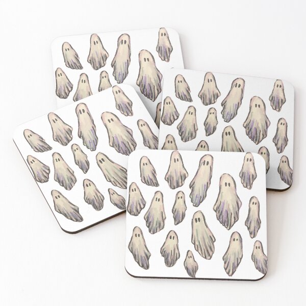 Item preview, Painted Watercolor Ghosts Floating  designed and sold by Spiderandfly.
