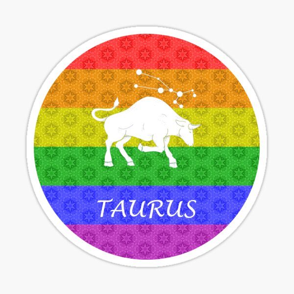 Item preview, Taurus Zodiac - Gay Pride designed and sold by PrideFeliz.