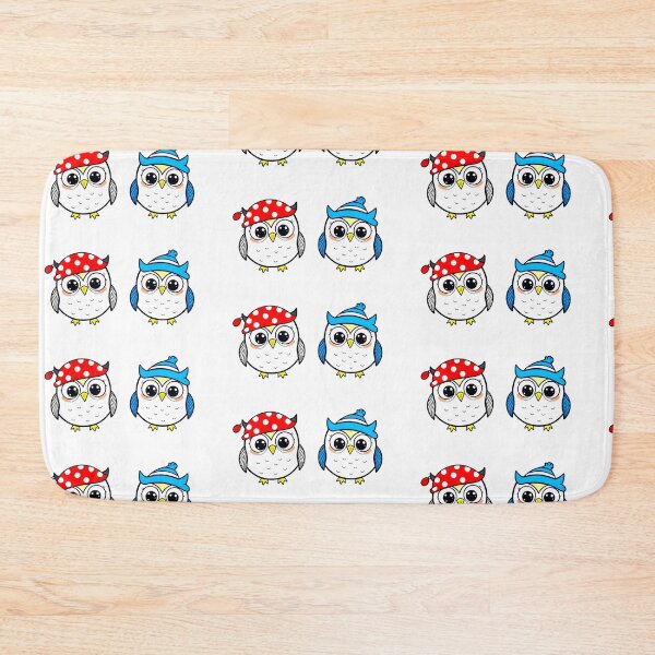 Item preview, 2 Owls Retro Art Print - Stickers designed and sold by Earth Nature Creations.
