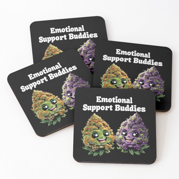 Item preview, Emotional support buddies marijuana 420 design  designed and sold by EccentricsByE.