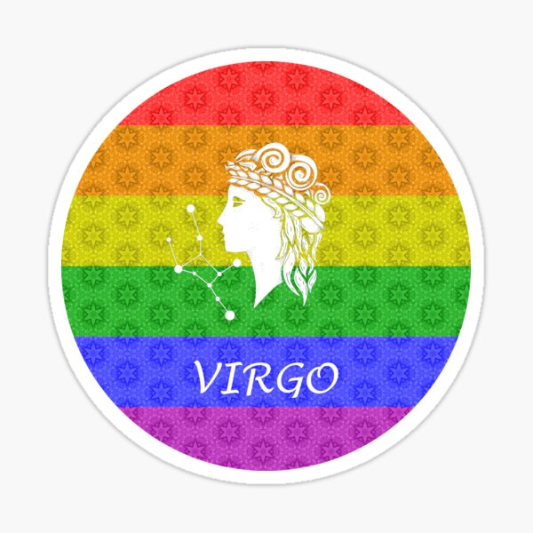 Item preview, Virgo Zodiac - Gay Pride designed and sold by PrideFeliz.