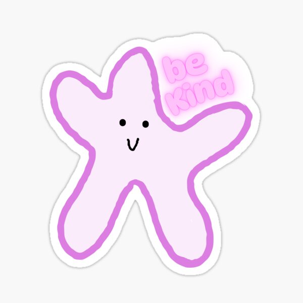 Item preview, be kind starfish (purple) designed and sold by chickflickcomfort.