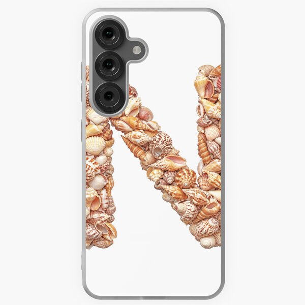 SHELLS LETTER N Samsung Galaxy Soft Case