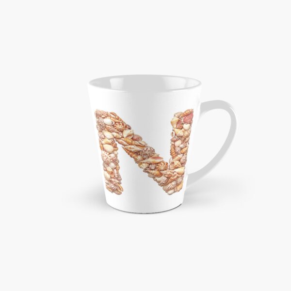 SHELLS LETTER N Tall Mug
