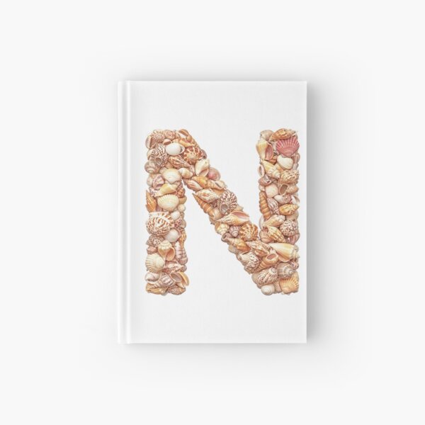 SHELLS LETTER N Hardcover Journal