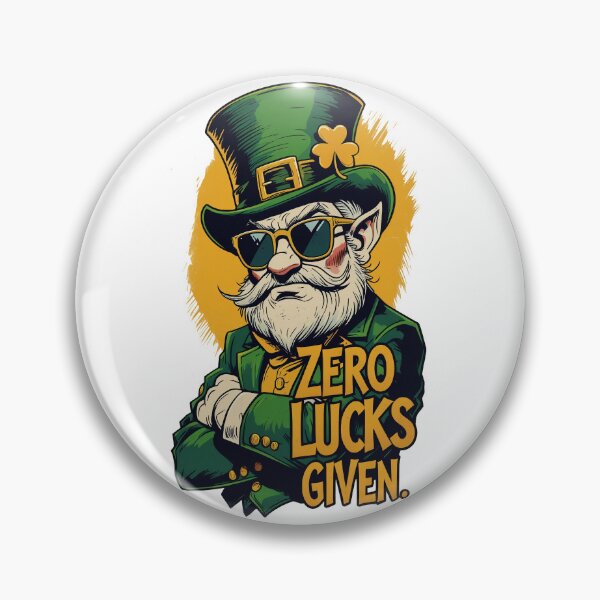 Item preview, Zero Lucks Given Grumpy Leprechaun designed and sold by BobilandStore.