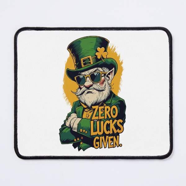 Item preview, Zero Lucks Given Grumpy Leprechaun designed and sold by BobilandStore.