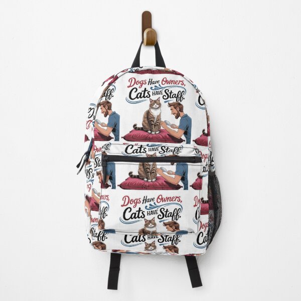 Item preview, Funny Cat Owner Design – 'Dogs Have Owners, Cats Have Staff' designed and sold by bannzy.